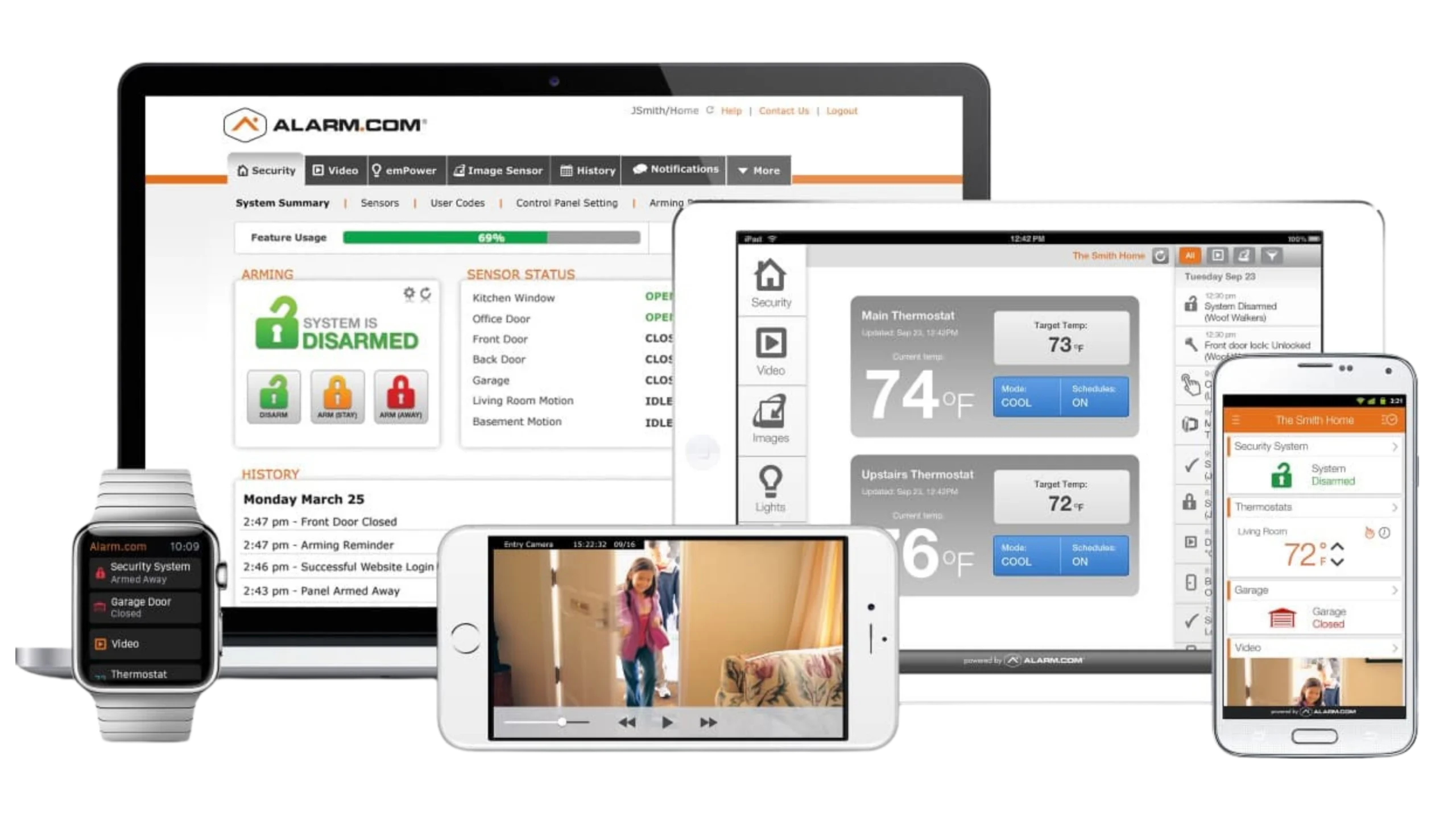 Security System on All Devices